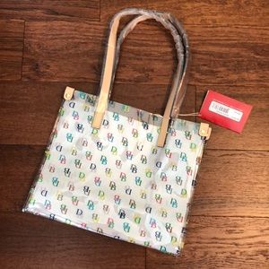 Dooney & Bourke clear Medium Shopper